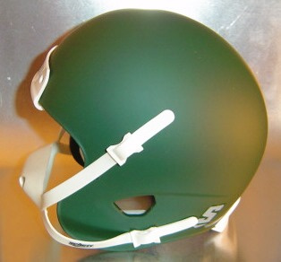 Matte Forest Green Schutt XP Mini Football Helmet Shell 